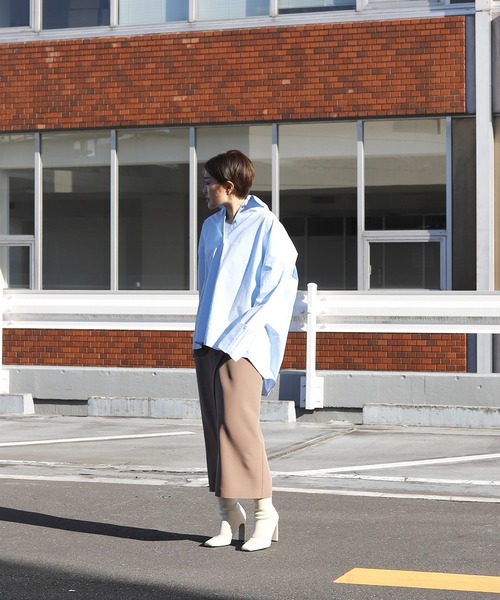 Maisones.(メゾネス)の「Over cuff Shirt | オーバーカフシャツ(シャツ/ブラウス・レディース・オフホワイト/ライトブルー・FREE)」の20枚目の写真