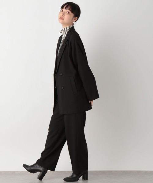 LOWRYS FARM（ローリーズファーム）の「バスケットルーズジャケット　174701（テーラードジャケット・レディース・ブラウン/ブラック/アイボリー・FREE）」の21枚目の写真