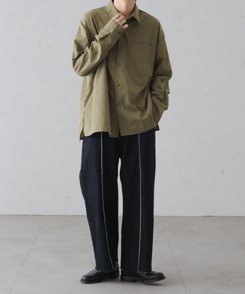 epnok（エプノック）の「フリンジスイッチバイカラーデニムパンツ（デニムパンツ・メンズ・ブラック/インディゴブルー・SMALL/MEDIUM/LARGE）」の22枚目の写真