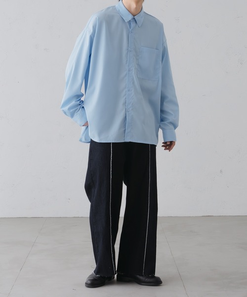 epnok（エプノック）の「フリンジスイッチバイカラーデニムパンツ（デニムパンツ・メンズ・ブラック/インディゴブルー・SMALL/MEDIUM/LARGE）」の18枚目の写真