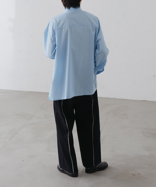 epnok（エプノック）の「フリンジスイッチバイカラーデニムパンツ（デニムパンツ・メンズ・ブラック/インディゴブルー・SMALL/MEDIUM/LARGE）」の7枚目の写真