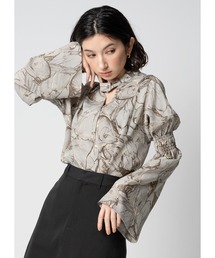 Adoon plain | 【新色を加えて再登場】トライアングルネックブラウス(シャツ/ブラウス)