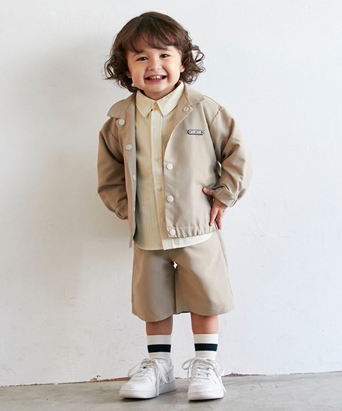 petit main（プティマイン）の「【撥水加工】ブルソンセットアップ  