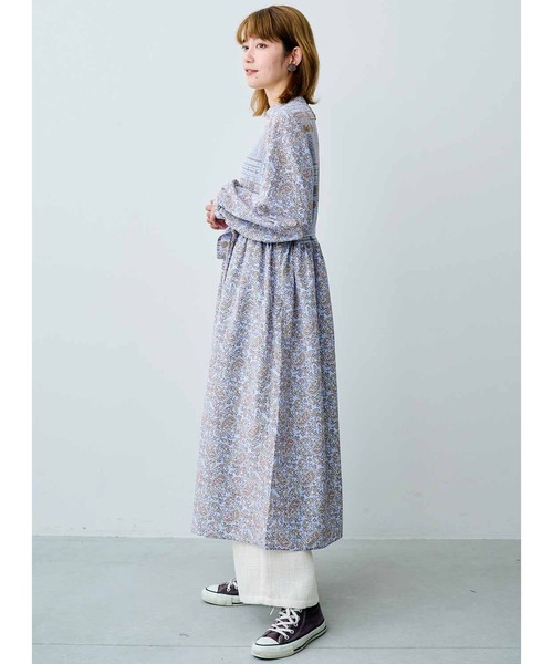 【セール】ＭＥＤＥ１９Ｆ 変形ペイズリープリントのロングワンピース（ワンピース）｜MEDE19F（メデジュウキュウ）