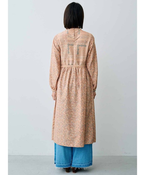 【セール】ＭＥＤＥ１９Ｆ 変形ペイズリープリントのロングワンピース（ワンピース）｜MEDE19F（メデジュウキュウ）