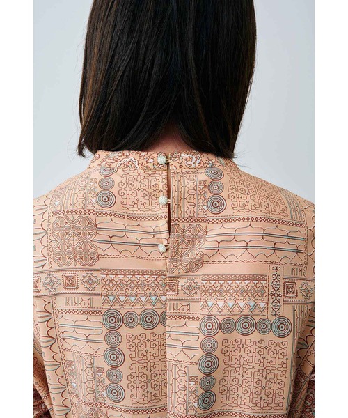 【セール】ＭＥＤＥ１９Ｆ 変形ペイズリープリントのロングワンピース（ワンピース）｜MEDE19F（メデジュウキュウ）