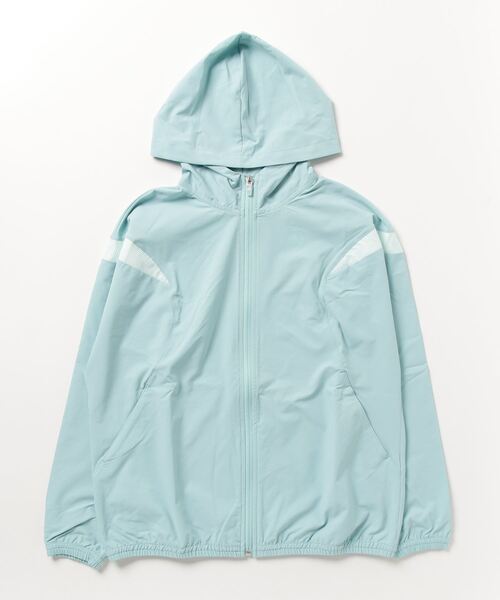 le coq sportif(ルコックスポルティフ)の「ルコックスポルティフ ソロテックスSUNSCREENクロスジャケット(パーカー・レディース・ネイビー/ホワイト/ブルー・XL/M/L/S)」の3枚目の写真