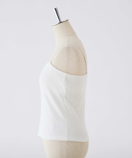 one after another NICE CLAUP（ワンアフターアナザーナイスクラップ）の「カップ付きシンプルキャミソール（キャミソール・レディース・オフホワイト/ブラック/ピンク/オートミール・FREE）」の18枚目の写真