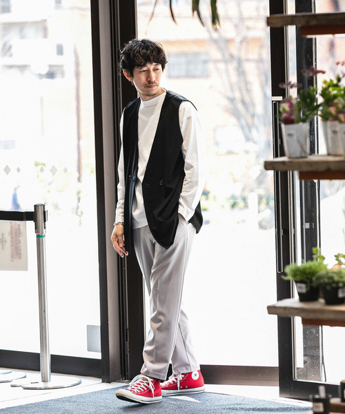 ITEMS URBANRESEARCH(アイテムズ アーバンリサーチ)の「ダブルブレスト TRジレ(ベスト・メンズ・ブラック/ライトグレー/ベージュ・LARGE/MEDIUM)」の9枚目の写真