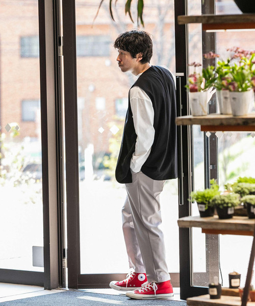 ITEMS URBANRESEARCH(アイテムズ アーバンリサーチ)の「ダブルブレスト TRジレ(ベスト・メンズ・ブラック/ライトグレー/ベージュ・LARGE/MEDIUM)」の10枚目の写真