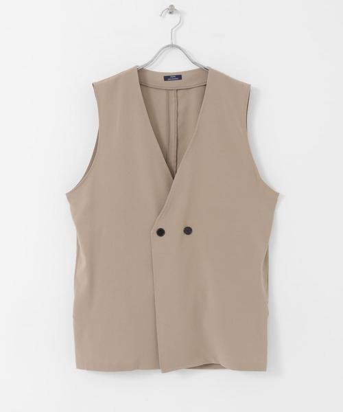 ITEMS URBANRESEARCH(アイテムズ アーバンリサーチ)の「ダブルブレスト TRジレ(ベスト・メンズ・ブラック/ライトグレー/ベージュ・LARGE/MEDIUM)」の20枚目の写真