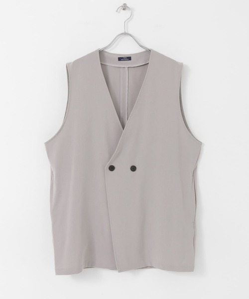 ITEMS URBANRESEARCH(アイテムズ アーバンリサーチ)の「ダブルブレスト TRジレ(ベスト・メンズ・ブラック/ライトグレー/ベージュ・LARGE/MEDIUM)」の21枚目の写真