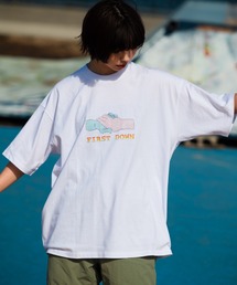 FIRST DOWN | コットン ジャージー 半袖 Ｔシャツ by lee qura(Tシャツ/カットソー)
