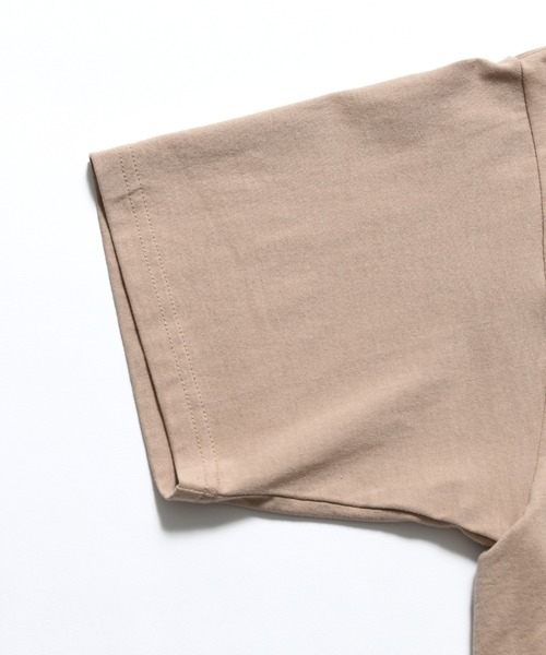 FIRST DOWN（ファーストダウン）の「コットン ジャージー 半袖 Ｔシャツ by lee qura（Tシャツ/カットソー・メンズ・サンドベージュ/グレー/ブラック/ホワイト・M/L/XL）」の8枚目の写真