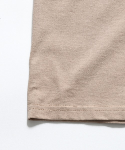 FIRST DOWN（ファーストダウン）の「コットン ジャージー 半袖 Ｔシャツ by lee qura（Tシャツ/カットソー・メンズ・サンドベージュ/グレー/ブラック/ホワイト・M/L/XL）」の9枚目の写真