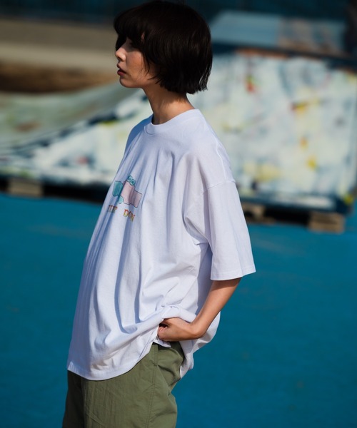 FIRST DOWN（ファーストダウン）の「コットン ジャージー 半袖 Ｔシャツ by lee qura（Tシャツ/カットソー・メンズ・サンドベージュ/グレー/ブラック/ホワイト・M/L/XL）」の15枚目の写真