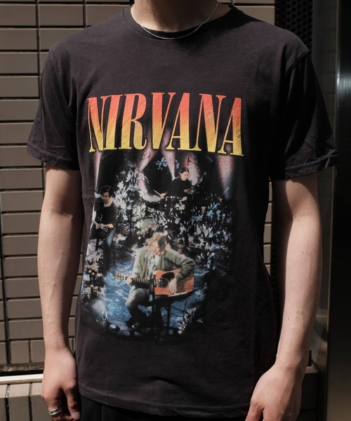 NIRVANA（ニルヴァーナ）の「THRIFTY LOOK/スリフティールック THRIFTY'NIRVANA'TEE ニルヴァーナ（Tシャツ/カットソー・メンズ・ブラック系1/ブラック・LARGE/X-LARGE/MEDIUM）」の13枚目の写真