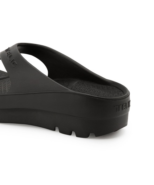 ADAM ET ROPE'(アダムエロペ)の「【TELIC】W-FLIPFLOP(サンダル・レディース・ブラック/ベージュ・M/S/X-SMALL)」の11枚目の写真