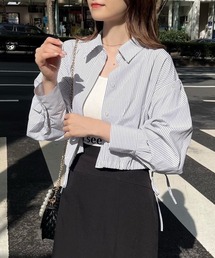 肩あきマルチウェイショートシャツ