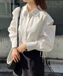 one after another NICE CLAUP | 肩あきマルチウェイショートシャツ(シャツ/ブラウス)