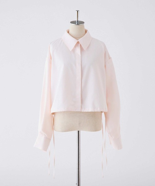 セール】肩あきマルチウェイショートシャツ（シャツ/ブラウス）｜one