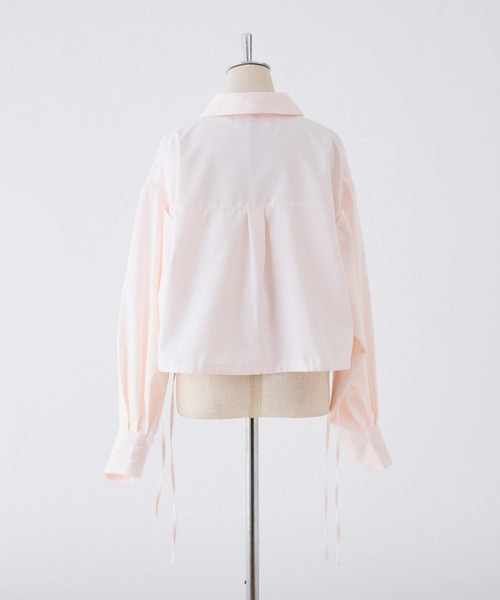 セール】肩あきマルチウェイショートシャツ（シャツ/ブラウス）｜one