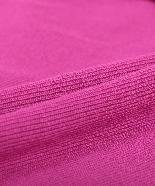 Julia Boutique（ジュリアブティック）の「オフショルダーリブニットトップス/23052（ニット/セーター・レディース・ピンク/ブラック/ベージュ/チャコール・ONE）」の17枚目の写真