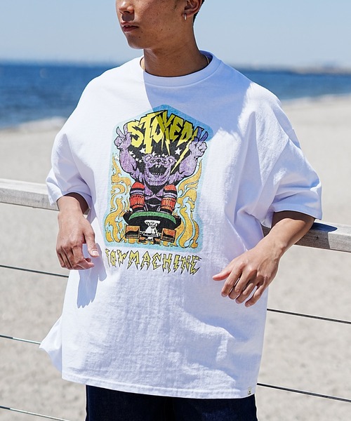 TOY MACHINE(トイ マシーン)の「【ムラサキスポーツ限定】TOY MACHINE/トイマシーン Tシャツ/カットソー/半袖 スケーター/ストリート 前面プリント MTMSDST17(Tシャツ/カットソー・メンズ・グリーン/ホワイト/イエロー・M/L/XL)」の2枚目の写真