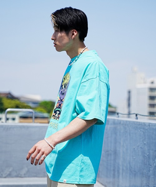 TOY MACHINE(トイ マシーン)の「【ムラサキスポーツ限定】TOY MACHINE/トイマシーン Tシャツ/カットソー/半袖 スケーター/ストリート 前面プリント MTMSDST17(Tシャツ/カットソー・メンズ・グリーン/ホワイト/イエロー・M/L/XL)」の6枚目の写真
