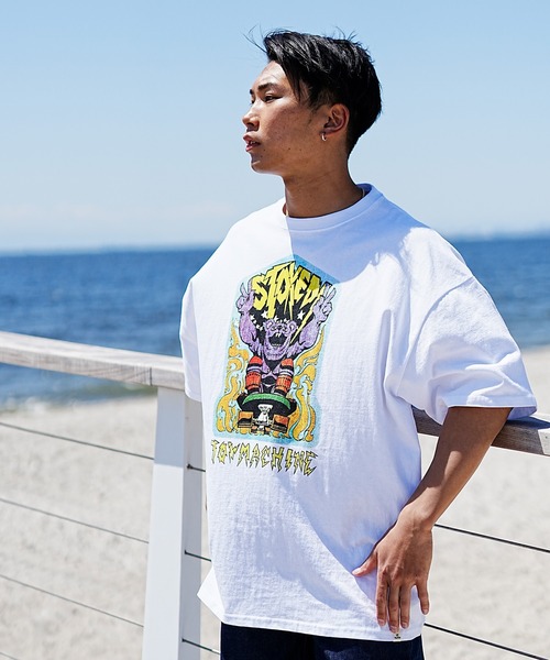 TOY MACHINE(トイ マシーン)の「【ムラサキスポーツ限定】TOY MACHINE/トイマシーン Tシャツ/カットソー/半袖 スケーター/ストリート 前面プリント MTMSDST17(Tシャツ/カットソー・メンズ・グリーン/ホワイト/イエロー・M/L/XL)」の16枚目の写真