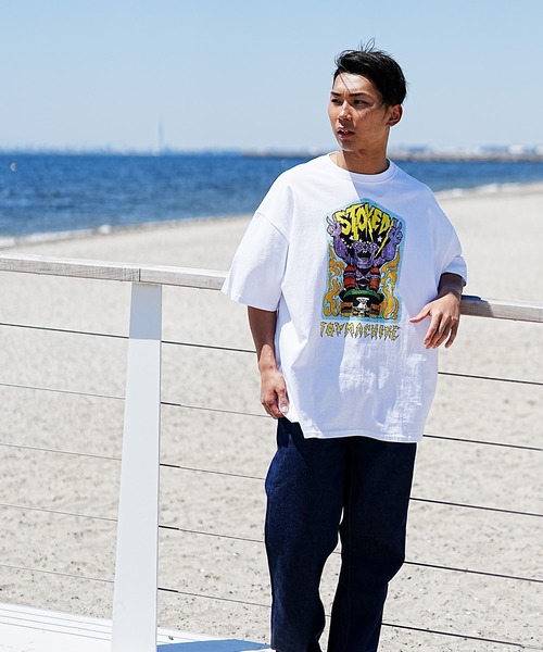 TOY MACHINE(トイ マシーン)の「【ムラサキスポーツ限定】TOY MACHINE/トイマシーン Tシャツ/カットソー/半袖 スケーター/ストリート 前面プリント MTMSDST17(Tシャツ/カットソー・メンズ・グリーン/ホワイト/イエロー・M/L/XL)」の20枚目の写真