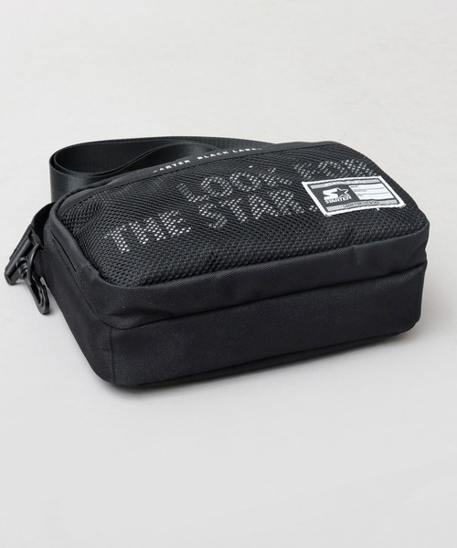 STARTER（スターター）の「ポリエステル メッシュポケット 横型 ボックス ミニショルダーバッグ（ショルダーバッグ・メンズ・ブラック・FREE）」の9枚目の写真