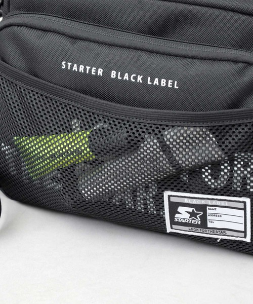 STARTER（スターター）の「ポリエステル メッシュポケット 横型 ボックス ミニショルダーバッグ（ショルダーバッグ・メンズ・ブラック・FREE）」の22枚目の写真