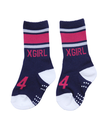 X-girl Stages | LINED NUMBERING SOCKS(ソックス/靴下)