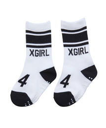 X-girl Stages | LINED NUMBERING SOCKS(ソックス/靴下)