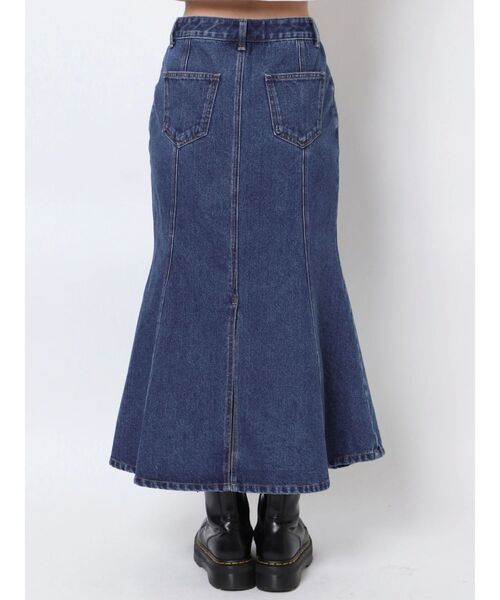 jouetie（ジュエティ）の「ローライズデニムマーメイドスカート（デニムスカート・レディース・ブラック/ブルー・SMALL/MEDIUM）」の19枚目の写真