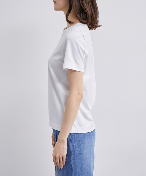 ROPE'(ロペ)の「スーピマコットンTEE(Tシャツ/カットソー・レディース・ホワイト・38)」の15枚目の写真