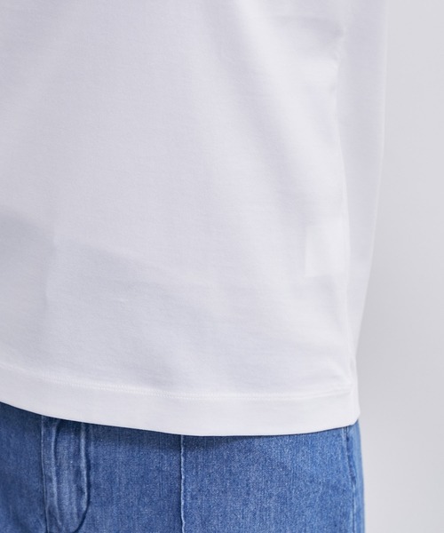 ROPE'(ロペ)の「スーピマコットンTEE(Tシャツ/カットソー・レディース・ホワイト・38)」の14枚目の写真