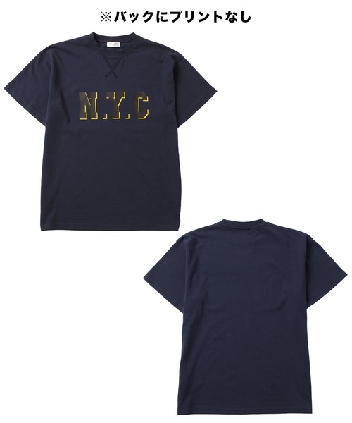 GLAZOS(グラソス)の「アソート立体NYCロゴ半袖Tシャツ(Tシャツ/カットソー・キッズ・ネイビー/ホワイト/グレー/ブルー・150cm/140cm/170cm/160cm)」の10枚目の写真