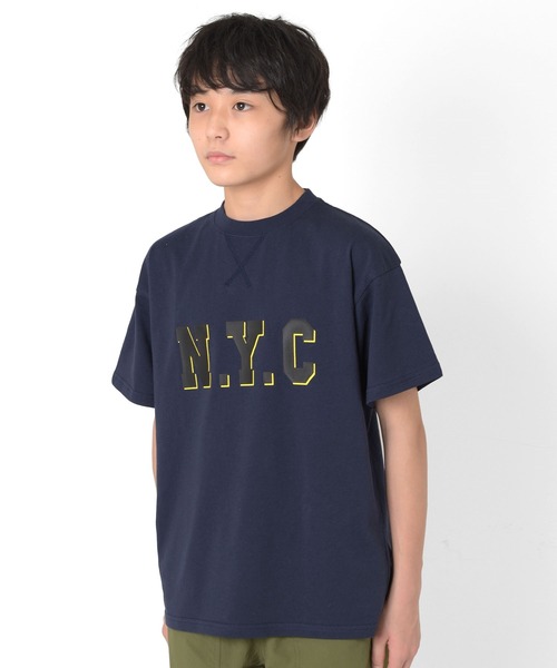 GLAZOS(グラソス)の「アソート立体NYCロゴ半袖Tシャツ(Tシャツ/カットソー・キッズ・ネイビー/ホワイト/グレー/ブルー・150cm/140cm/170cm/160cm)」の17枚目の写真