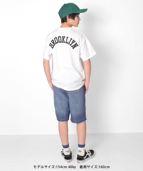 GLAZOS(グラソス)の「アソート立体NYCロゴ半袖Tシャツ(Tシャツ/カットソー・キッズ・ネイビー/ホワイト/グレー/ブルー・150cm/140cm/170cm/160cm)」の9枚目の写真