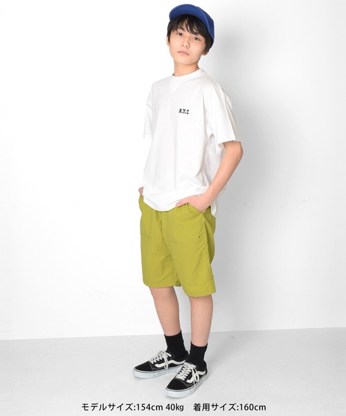 GLAZOS(グラソス)の「アソート立体NYCロゴ半袖Tシャツ(Tシャツ/カットソー・キッズ・ネイビー/ホワイト/グレー/ブルー・150cm/140cm/170cm/160cm)」の6枚目の写真