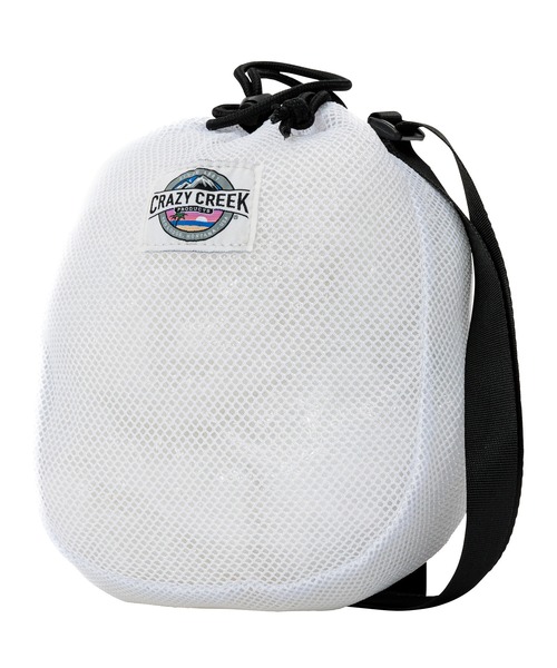 CRAZY CREEK（クレイジークリーク）の「CRAZY CREEK クレイジークリーク メッシュボールポーチ（ショルダーバッグ・メンズ・ホワイト/ブラック・FREE）」の17枚目の写真