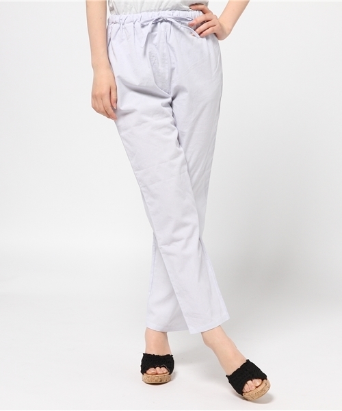 Kastane（カスタネ）の「【Kastane】イージースリムパンツ（その他パンツ・レディース・サックスブルー/ライトグレー/ネイビー/チャコールグレー・FREE）」の10枚目の写真