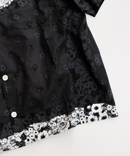 NOMA t.d.（ノーマティーディー）の「【NOMA t.d. for LA BOUCLE】別注 バンダナ プリント 半袖 シャツ（シャツ/ブラウス・メンズ・ボルドー/ブルー/ブラック・3/5/4）」の9枚目の写真