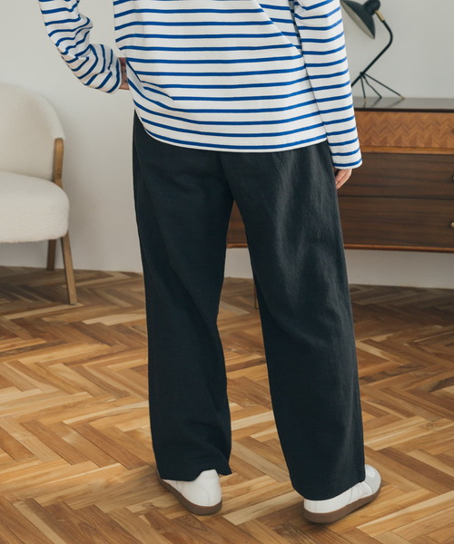 FORK&SPOON(フォークアンドスプーン)の「FORK&SPOON コットンリネンテクスチャーパンツ(その他パンツ・メンズ・ブラウン/ブラック・5/4)」の14枚目の写真