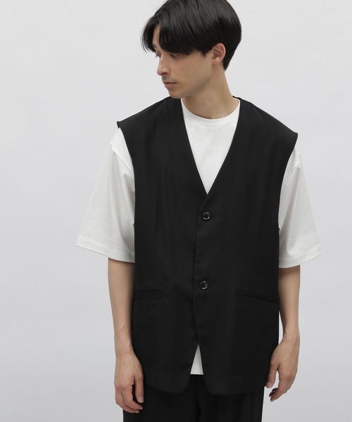 LAKOLE（ラコレ）の「※PEツイルジレ / 904011（ベスト・メンズ・ブラック/ベージュ/チャコールグレー・MEDIUM/LARGE）」の18枚目の写真