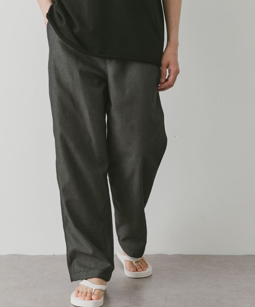 URBAN RESEARCH DOORS（アーバンリサーチドアーズ）の「『UR TECH WORKLUXE』デニム イージーパンツ（その他パンツ・メンズ・ブラック/インディゴブルー・MEDIUM/LARGE）」の9枚目の写真