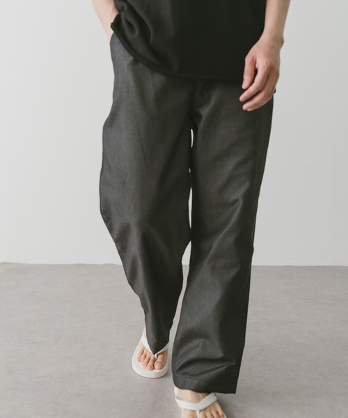 URBAN RESEARCH DOORS（アーバンリサーチドアーズ）の「『UR TECH WORKLUXE』デニム イージーパンツ（その他パンツ・メンズ・ブラック/インディゴブルー・MEDIUM/LARGE）」の10枚目の写真