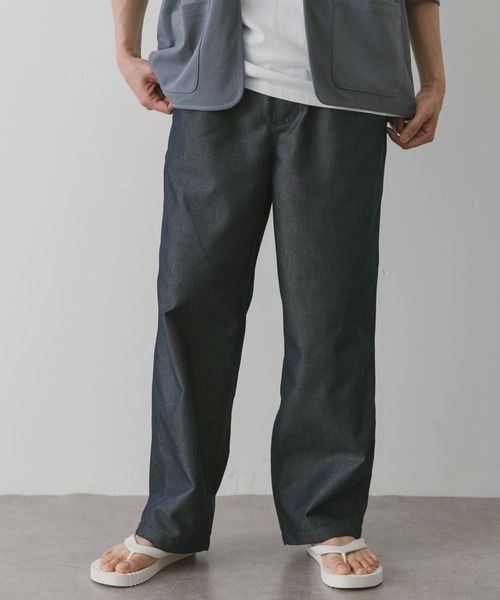 URBAN RESEARCH DOORS（アーバンリサーチドアーズ）の「『UR TECH WORKLUXE』デニム イージーパンツ（その他パンツ・メンズ・ブラック/インディゴブルー・MEDIUM/LARGE）」の15枚目の写真